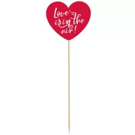 Ljubav Love is in the air Heart papirna dekoracija 30 cm