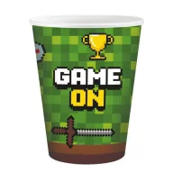 Gamer Game On Papirna čaša za igru, 6 komada, 200 ml