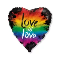 Ljubav Love is Love folija balon 46 cm