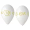 Ljubav White balon, 5 komada, 13 inch (33 cm)