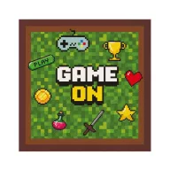 Gamer Game On Igračka salveta 20 komada 33x33 cm