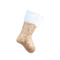   Božić Gold Čarapa za kamin sob s božićnim motivom, čizma 49 cm