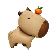 Kapibara Orange folijski balon 64 cm