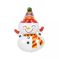 Božić Happy Balon folija snjegović 81 cm