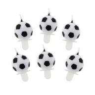 Nogometni motiv Soccer Ball set svjećica za tortu 6 komada