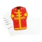 Vatrogasac Fire Brigade pozivnica žuta set od 6