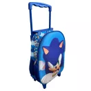 Sonic the Hedgehog Modern dječji ruksak na kotačiće 3D, torba 32 cm
