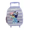Bluey Puppy dječji školski 3D ruksak na kotačiće, torba 32 cm