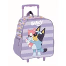 Bluey Puppy dječji školski 3D ruksak na kotačiće, torba 32 cm