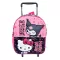 Hello Kitty & Kuromi dječji 3D ruksak s kotačima, torba 32 cm