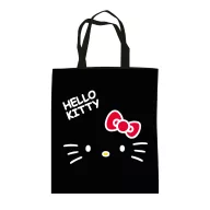 Hello Kitty Black platnena torba, torba za kupovinu 44 cm