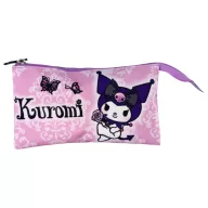 Hello Kitty Kuromi Purple Pernica s 3 pretinca, 22 cm