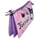 Hello Kitty Kuromi Purple Pernica s 3 pretinca, 22 cm