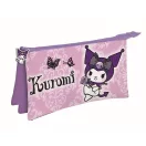 Hello Kitty Kuromi Purple Pernica s 3 pretinca, 22 cm