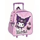 Hello Kitty Kuromi Purple dječji 3D ruksak s kotačićima, torba 32 cm