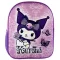Hello Kitty Kuromi Purple 3D ruksak, torba 30 cm