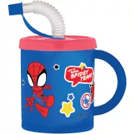 Spider-Man Spidey plastična šalica sa slamkom, 210 ml