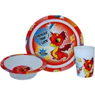 Zmaj Boom posuđe, mikro plastični set u kutiji