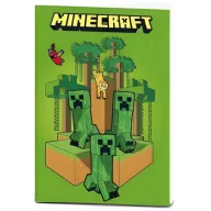 Minecraft Creepers A5 bilježnica s kvadratićima