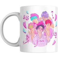   K-Pop Demon Hunters Saja Boys porculanska šalica 315 ml (11 oz) u poklon kutiji