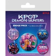 K-Pop Demon Hunters Hunterx set od 5 znački
