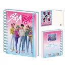 K-Pop Demon Hunters Saja Boys spiralni notes, linirana bilježnica A5