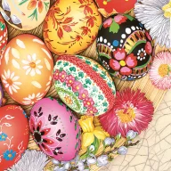 Uskrs Eggs Variety salveta 20 kom 33x33 cm