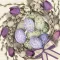 Uskrs Violet Tulips Wreath salveta 20 komada 33x33 cm