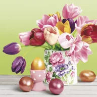 Uskrs Tulips Bouquet salveta 20 komada 33x33 cm
