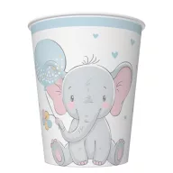 Slon Blue Balloon Dječja papirna čaša, 8 komada, 250 ml