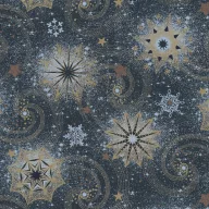  Božić Stars And Twirls Navy božićni ubrusi, 20 komada 33x33 cm