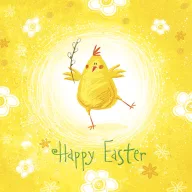 Uskrs Happy Chicken salveta pakiranje 20 kom 33x33 cm