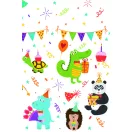 Životinje Cute Party papirnati stolnjak 120x180 cm