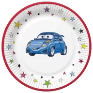 Auto Cartoon papirnati tanjur, 8 komada, 22,7 cm