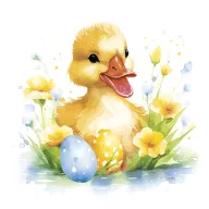 Uskrs Cute Baby Duck salveta 20 komada 25x25 cm