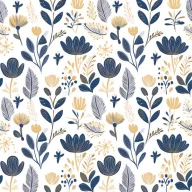 Šareno Scandinavian Floral Cvjetni ubrus 20 komada 33x33 cm