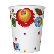 Šareno Cutout papirnata čaša, pakiranje od 8, 250 ml