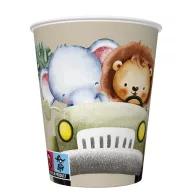   Životinje Safari in the Jeep papirnata čaša 8 komada 250 ml