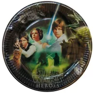 Star Wars Heroes papirnati tanjur, 8 komada, 23 cm