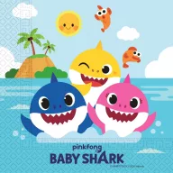Baby Shark Fun in the Sun salveta 20 kom 33x33 cm