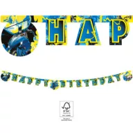 Batman Rogue Rage Natpis Happy Birthday FSC 2 m