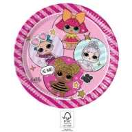 LOL Surprise Glitterati papirnati tanjur 8 kom 23 cm FSC