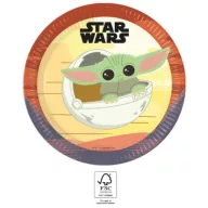   Star Wars The Mandalorian papirnati tanjur, 8 komada, 23 cm, FSC