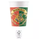 Harry Potter Hogwarts Houses papirna čaša 8 komada 200 ml FSC