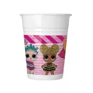 LOL Surprise Glitterati plastična čaša 8 kom 200 ml