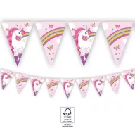 Jednorog Rainbow Colors girlanda s zastavicama FSC 2,3 m