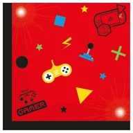 Gamer Gaming Party salveta 20 kom 33x33 cm FSC