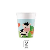 Farma Party papirnata čaša 8 komada 200 ml FSC