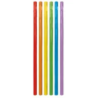 Šareno Multicolor plastične slamke 6 kom