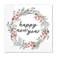   Sretna Nova Godina Wreath Sretna Nova Godina salveta 20 kom 33x33 cm FSC